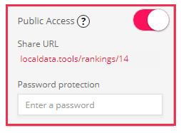 Rank Tracker User Guide 6 White-Label Access Make your campaign public by enabling Public Access.