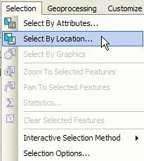 10) Press Clear Selected Features button on Tools toolbar to clear the previous selected object.