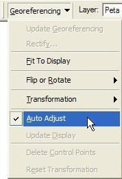 Place the toolbar on the upper side of ArcMap workspace.