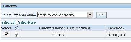 Use the + sign to expand the Patient Search section.