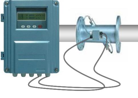 Reference: AB-FLOW-FI-CA05 This type flow meter utilizes a flow cell (or socalled spool-piece) where transducers are already built-in. The big advantage are its high-accuracy and long-term stability.