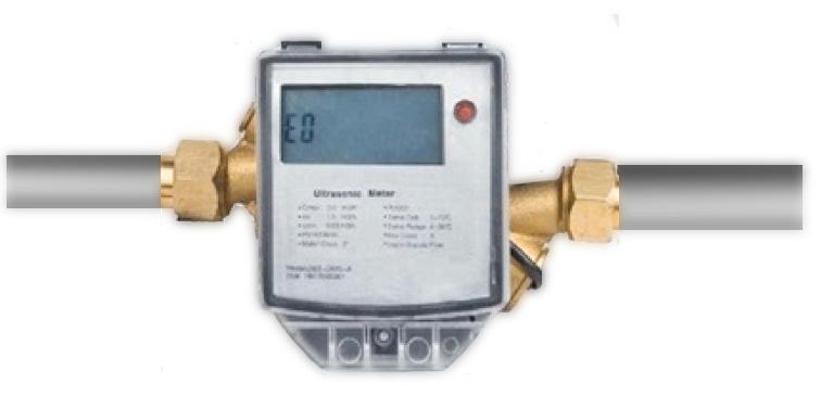 Reference: AB-FLOW-FI-CA06 This ultrasonic water meter is our innovation products utilizing advanced transit-time ultrasonic flow measurement technology.