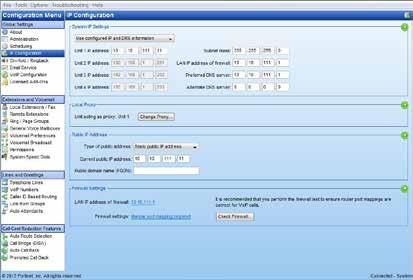 2 Configure the IP address settings for the Talkswitch to