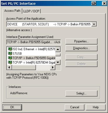 Creating a drive object 5.2 Setting the communication interfaces 5.2.3 Assigning the Ethernet interface in STARTER Assigning the communication interface 1.