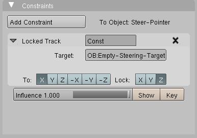 So, we are going to add this effect by using one more constraint to the Suspension object.