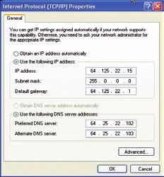 Setting Up your Computers In order for your computer to properly communicate with your Router, you will need to change your computer s TCP/IP Ethernet settings to Obtain an IP address