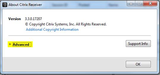 ACCESSING CONNECTION WITH CITRIX RECEIVER 3.3 In rder t access CONNECTIONS, yu will need t make a ne-time change t yur Citrix Receiver 3.3 cnfiguratin.