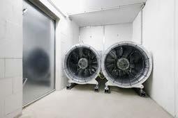 Applications relevant to safety, such as smoke extraction and explosion-proof fans are part of our core competencies.