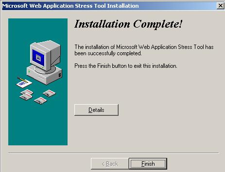 5. Click Finish when the message Installation Complete