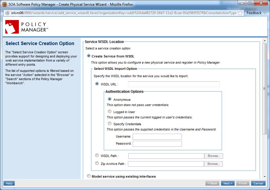 Chapter 6: Managing WebSphere Web Services with the WebSphere Agent <param-name>agenturi</param-name> <param-value>http://soa.