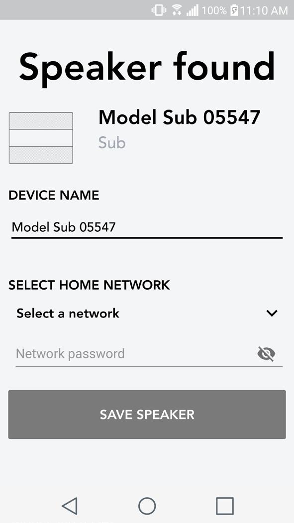 8. In the dropdown menu, select the WiFi network you will be connecting the unit to, and then enter in your password information. Please note this must be a 2.