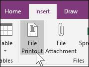 4/7/2018 OneNote 2010/2013/2016 Attach files and printouts OneNote works well with other Microsoft Office apps.
