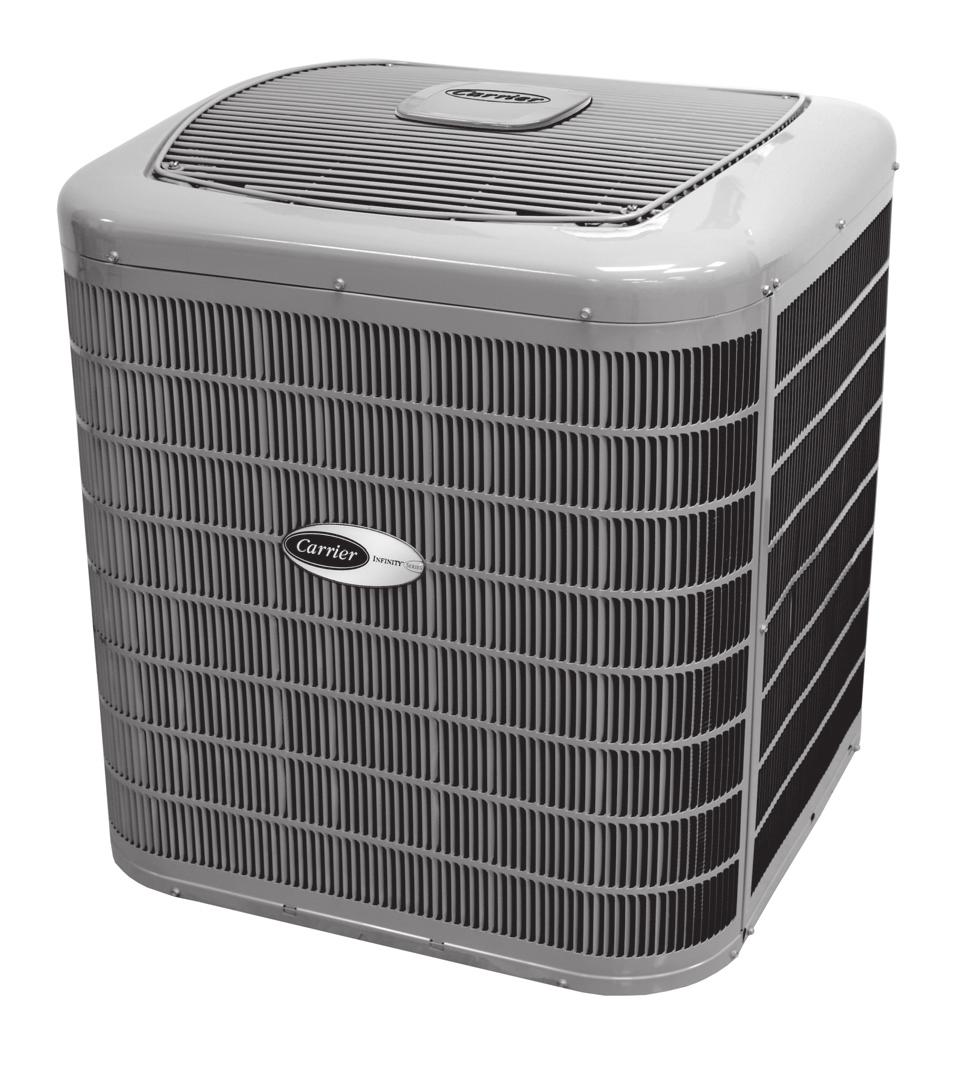 Infinityt 21 2---Stage Air Conditioner with Puronr Refrigerant 2to5NominalTons Carrier s Air Conditioners with Puronr refrigerant provide a collection of features unmatched by any other family of