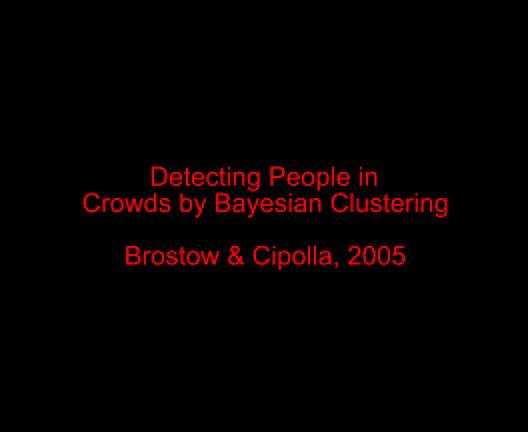 Tracking people in crowds