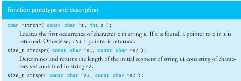 Page 363 The string handling library (<string.