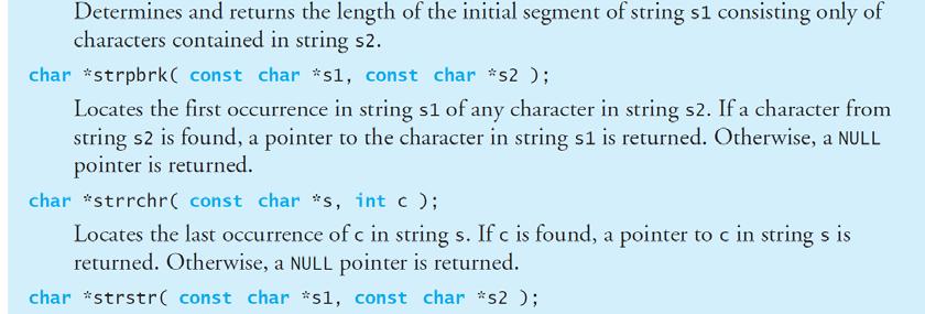 characters or strings in another string.