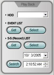 Search Search the video upon your specific date/time in the remote DVR To connect to Playback mode, 1. Press Setup button and select AVI codec and other options. 2.