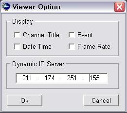 NETWORK VIEWER INSTALLATION Option Insert the CD into the CD-ROM drive, and then please double-click the icon of Viewer and the following main menu