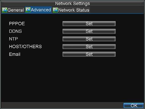 4. If you would like to configure your own settings, enter the settings for: IP Address: IP address you would like to use for your DVR. Subnet Mask: Subnet Mask of network.