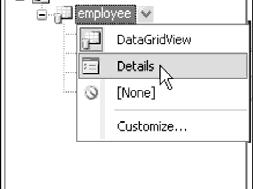 Preview Data In the DataSet Designer, right-click the table name and select Preview Data Click the Preview button in the Preview Data dialog box Displaying