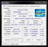 OC Ability Reference Now, taking the P67A-GD65 mainboard with the Intel s latest Core i7 2600K CPU as an example, we will set Core Speed and Memory Frequency as overclocking items to introduce some