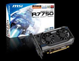 MSI R7770 series is the world s first graphics card with Default 1GHz