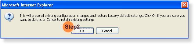 4.3.4 Restore Factory Defaults To reset the settings to their factory default, follow