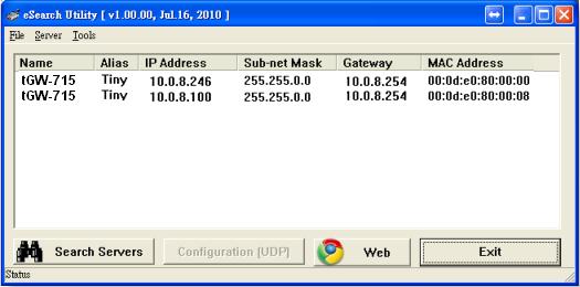 Step 2: Configuring Ethernet Settings Contact your Network Administrator to obtain a correct and functioning network configuration (such as IP/Mask/Gateway details) for