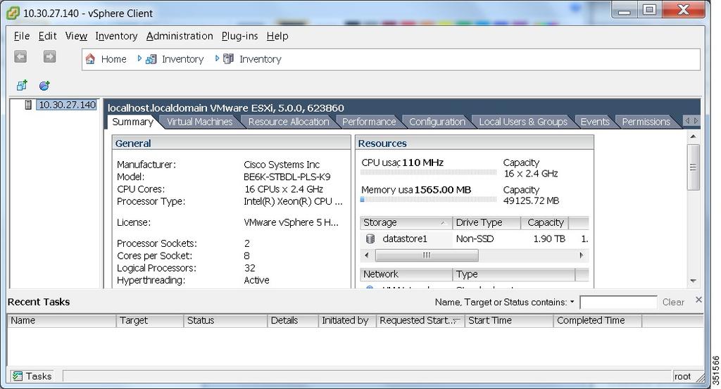Access and configure ESXi host h) Click OK to close configuration dialogs and apply the license.