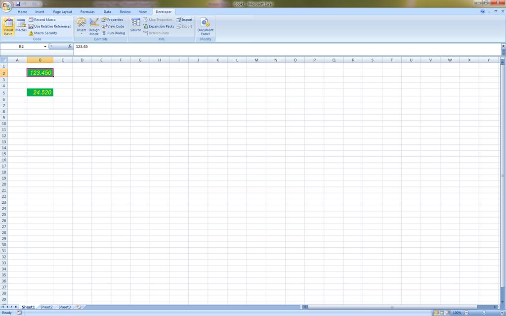 The VBA Interface in EXCEL Now we can look at the code in the macro and start getting an idea about what is under the
