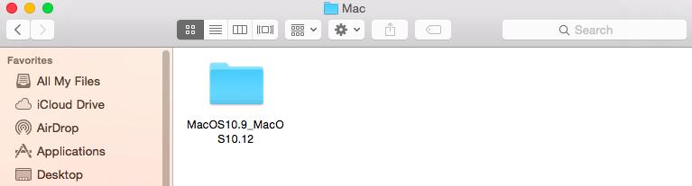 displays: 2. Browse the files and find the folder Driver > Mac 3.