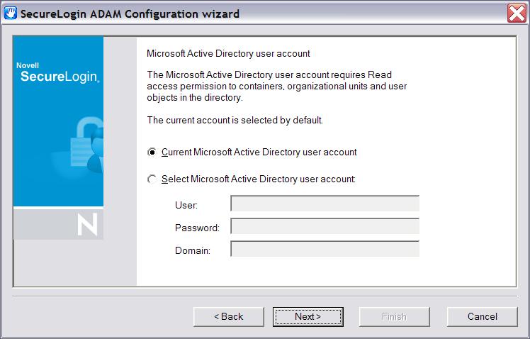 6 (Optional) Select Synchronize now option. NOTE: Each time a new organizational unit or user object is created in Active Directory, the ADAM configuration wizard or the SyncAdam.