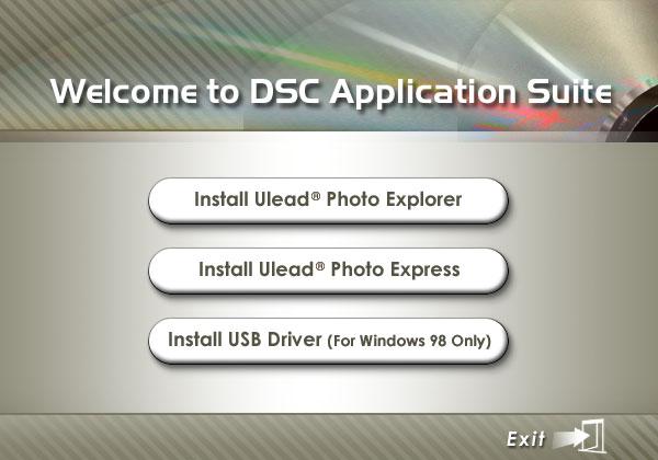Digital Camera >> INSTALLING PHOTO EXPRESS Ulead Photo Express is complete photo project software for digital images.