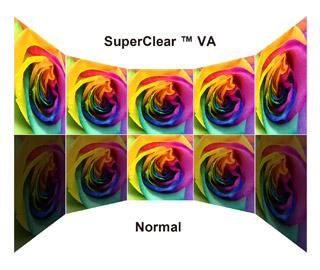 distortion and colour shifting for more consistent colour performance even at extreme angles.