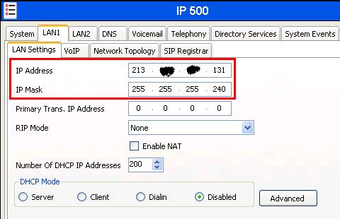 4.2. System Select the System icon shown in Figure 6 and enter the parameters shown in the following table. Tab Parameter Usage LAN1 IP Address Enter the IP address assigned to IP Office.