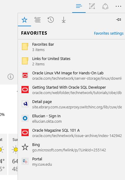 SETTING UP AN EDGE BOOKMARK Unfortunately the only way to set this link up in Edge is to set it up in Internet Explorer first then import it from there so here is how to do that. 1.