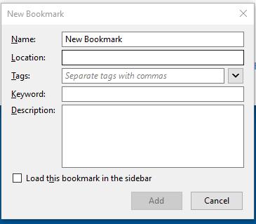 of the firefox window and right click the folder that says