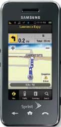 GPS Navigation Music Sprint Navigation lets you see and hear turn-by-turn directions to a known address or find nearby restaurants, stores, banks or gas stations.