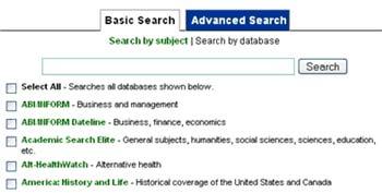 Starting Your Search When users are presented with the first page of Central Search, the first step is up to them.
