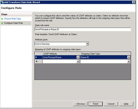 Configure Identity Provider to send User Identifier as Name ID 4.