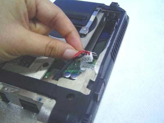 5. Disconnect the DCIN cable from mother board. 6.