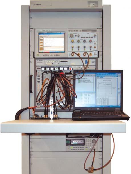 generators as well as sampling and real-time oscilloscopes. This level of control turns a collection of instruments into a solution.