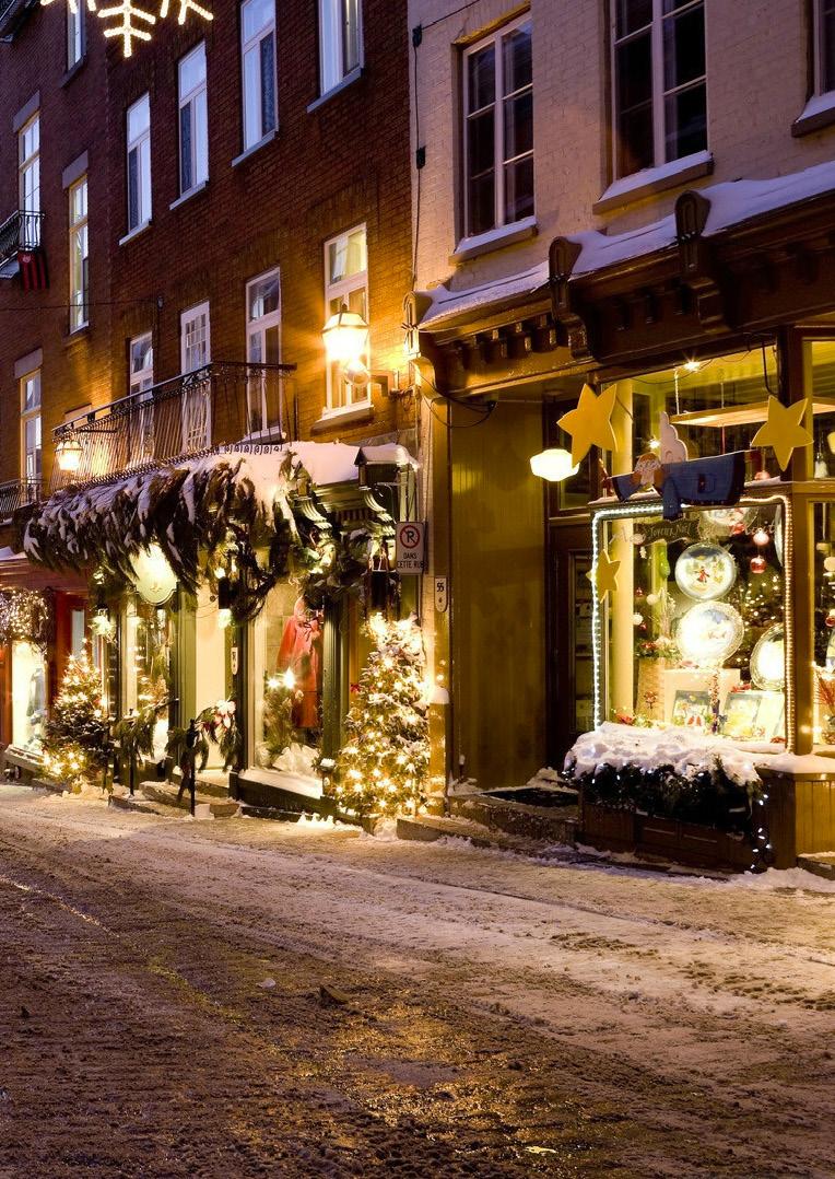 The shop you enter is filled with decorations: the windows are covered with snow, the whole shop shines with holiday illumination and there s a small, but sweetly decorated New Year Tree standing