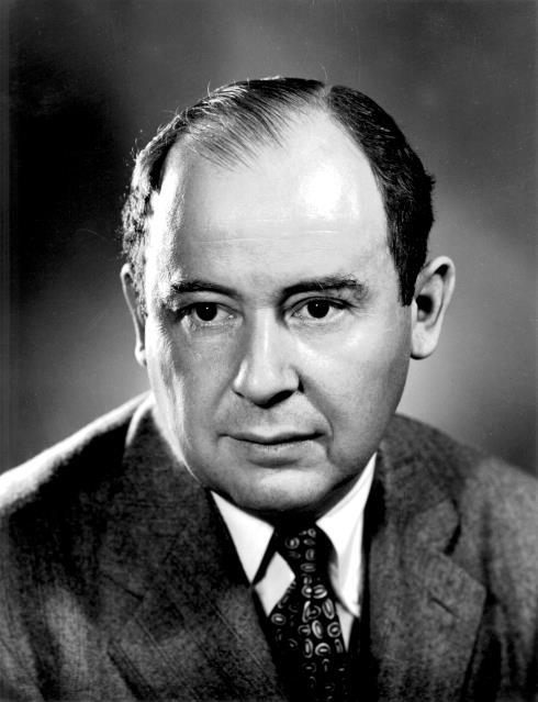 Modern digital computers John von Neumann (1903-1957).