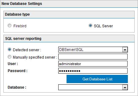 Configuring a Microsoft SQL Server database backend 1. Create a new database in Microsoft SQL Server. 2. Create a dedicated user/login in Microsoft SQL Server, mapped to the newly created database.