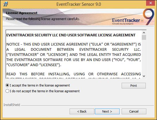 Figure 2: License Agreement 4. Click the Next > button. 5.