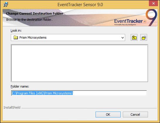 Figure 5 7. In the Event destination pane, there are two methods to install EventTracker and Change Audit agents: Procedure to install with Agent.ini file Procedure to install with Agent.