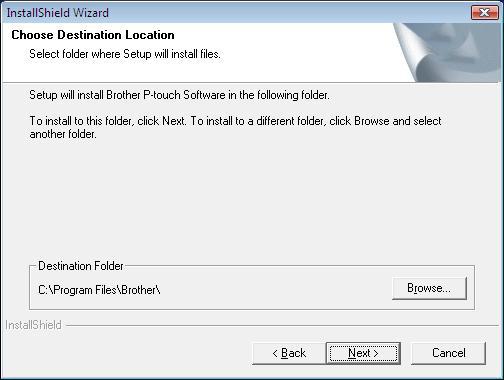A dialog box that allows you to select the language and to select which components to install. Select the language of Windows that you are using, and then click the Standard Installation button.