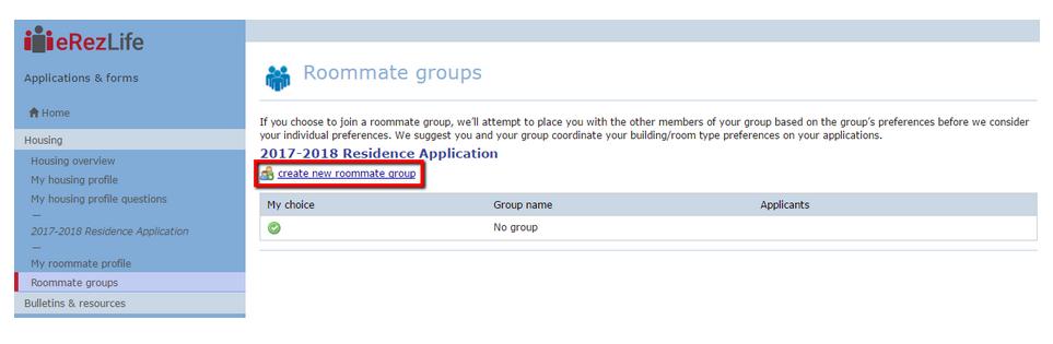 Section #1: How to Set Up a Roommate Group with Someone You Know Tip: Dates and deadlines in the