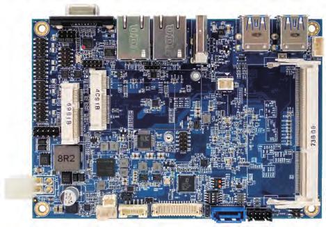 BE-0986 3.5" SBC Intel Celeron N3350 / Pentium N4200 SoC / HDMI / 12V / 16~24V VGA LPC HDMI SATA Power USB 3.